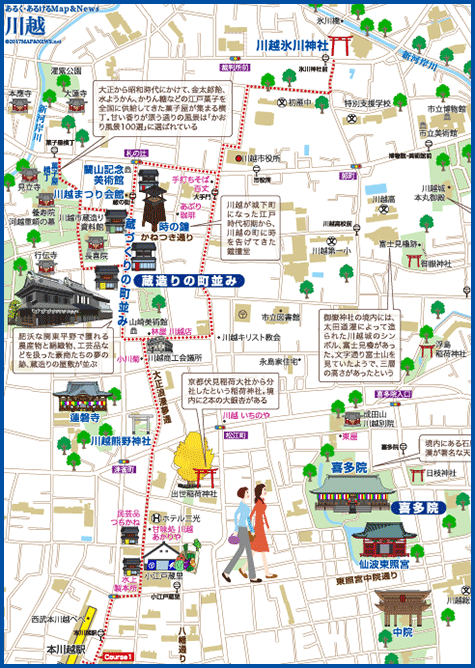 地図川越