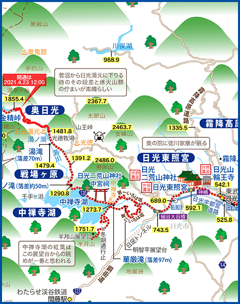 日光ドライブMAP