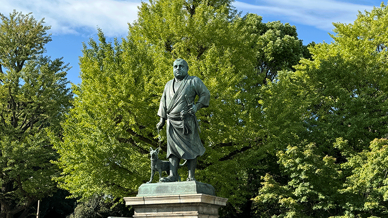 20241002森の中の西郷さん